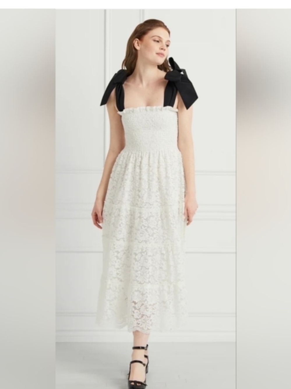 Hill House Home Collector's Edition: White Lace & Ribbon Ellie Nap Dress